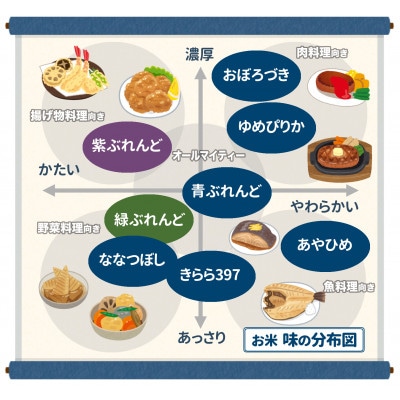 令和6年産特栽米あやひめ・おぼろづき・ななつぼし・ゆめぴりか4品種2合8袋食べきりサイズ_01621