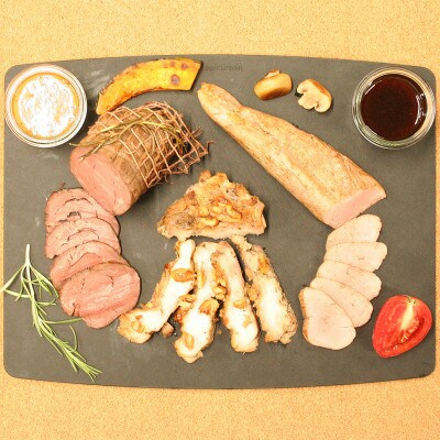 火入れにこだわった 牛ヒレ・豚ヒレ・鶏もものローストセット(北海道産原料使用)_01228
