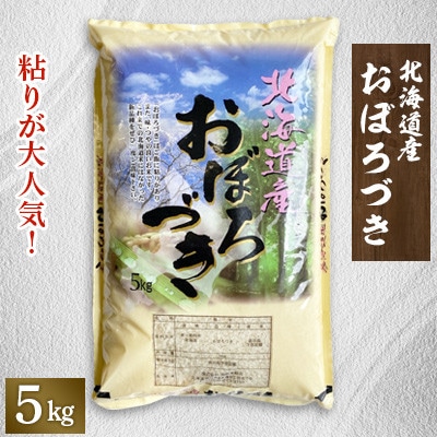 令和5年産 【粘りが大人気北海道米】北海道産おぼろづき(5kg) | お礼品