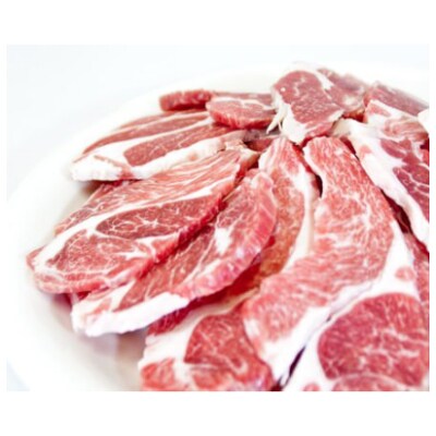 【2022年5月中旬発送】しのはら肉店オリジナル 上ラム肩ロースジンギスカン タレ付1kg