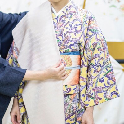 目黒呉服店での着物着付け体験&茶道体験 1名様