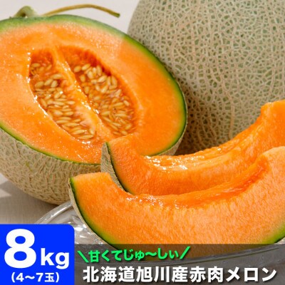 あま～い赤肉メロン　合計約8kg(4～7玉)_01669