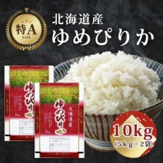 【特Aランク】令和4年産米北海道産ゆめぴりか合計10kg(5kg×2袋)【旭川市産】