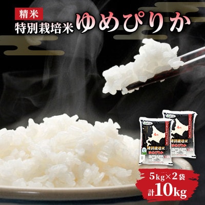 【令和7年産米】北海道旭川市産 特A ゆめぴりか 新米(精米)5kg×2袋_05664