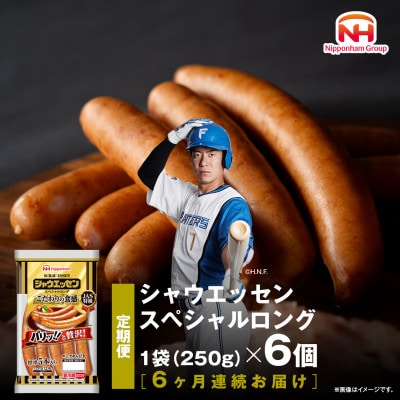 【毎月定期便】【ふるさと納税】シャウエッセン スペシャル ロング 250g 6袋_00607_全6回