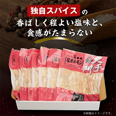【北海道旭川市製造】北の大手門 塩ホルモン  180g×8パック_01447