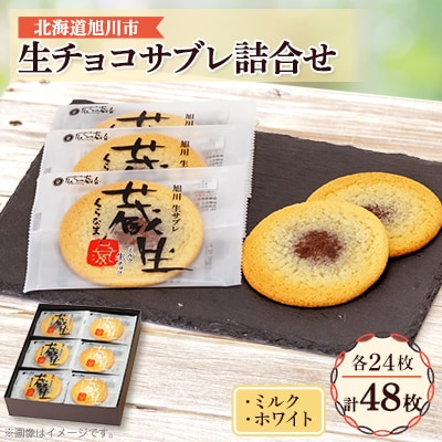 蔵生　ミルク生チョコ・ホワイト生チョコ詰め合わせ　合計48枚入_00871