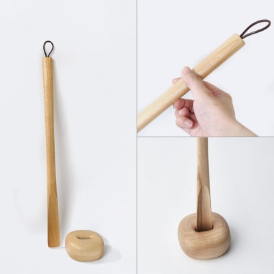 SASAKIのComfyshoehorn-shortbirch【旭川クラフト(木製品)】_03175