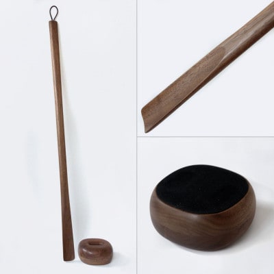 SASAKIのComfyshoehornregularwalnut【旭川クラフト木製品】_03176
