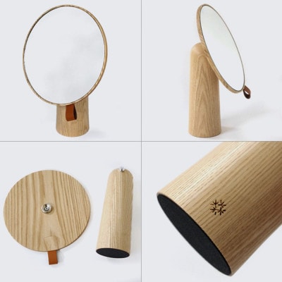 SASAKIの木製ミラーPivotmirror-natural【旭川クラフト(木製品)】_03178