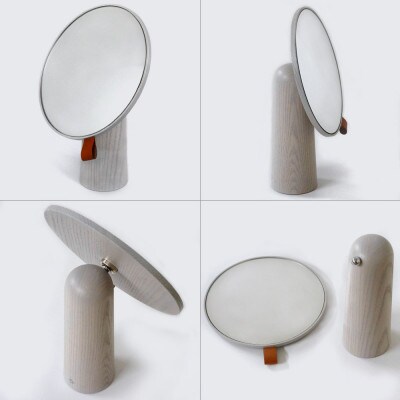 SASAKIの木製ミラーPivotmirror-lightgray【旭川クラフト木製品】_03179