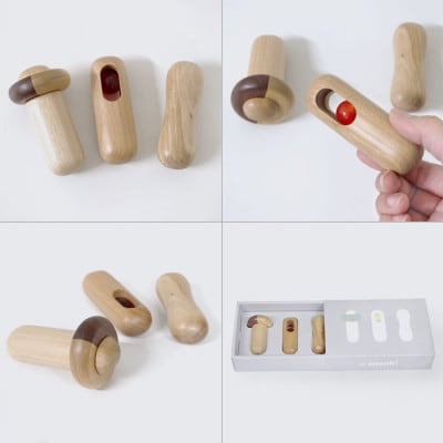 SASAKIの木製ベビー用ラトルセットBabyrattleset【旭川クラフト木製品】_03187