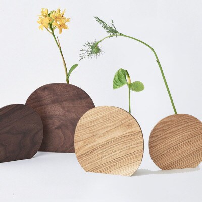 SASAKIのPalettevase-regularwalnut【旭川クラフト木製品】_03247