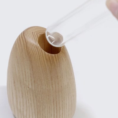 SASAKIのMango vase - regular　ash【旭川クラフト木製品花瓶】_03256