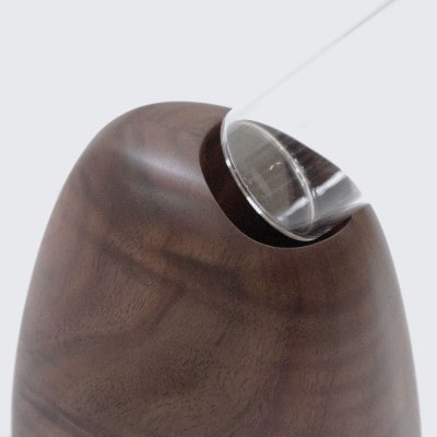 SASAKIのMango vase - largewalnut【旭川クラフト木製品花瓶】03259