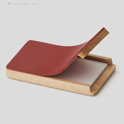 SASAKIのFlap card case - sharp BK|旭川クラフト木製品_03268