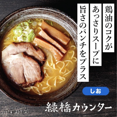 旭川ラーメン　緑橋カウンター・梅光軒　しお2食セット(冷凍ラーメン)_03203