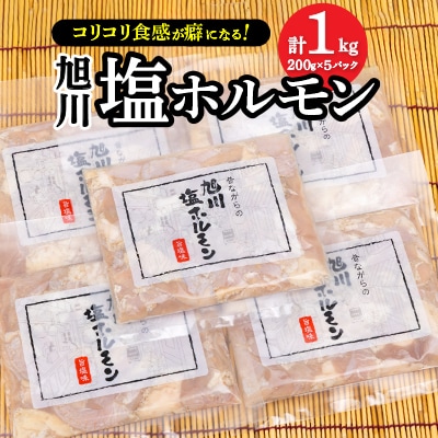 旭川塩ホルモン　1kg　(200g×5パック)　_02940