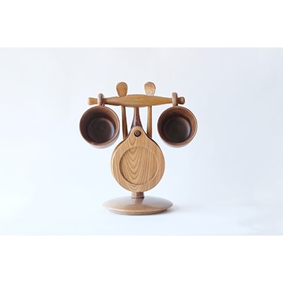 エンジュ　コーヒーカップスタンドセット_01395