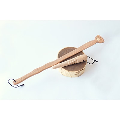 熊の手孫の手型背中たたき&つぼ押しセット_01404