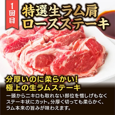 【毎月定期便】特選生ラムとラムチョップをお届け!_03851全2回