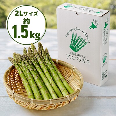 【先行受付】2025年7月より発送予定「夏収穫グリーンアスパラ」2Lサイズ約1.5kg_00415