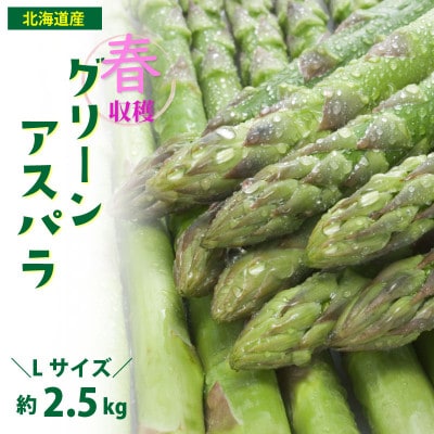 2026年発「春収穫グリーンアスパラ」Lサイズ (500g×5) 約2.5kg_05532