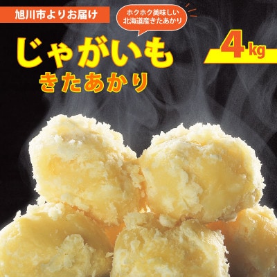 2026年収穫 北海道産　じゃがいも　(北あかり)　4kg_04563