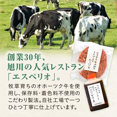 レストランで人気の北海道牛肉100%のハンバーグ6個セット_01383