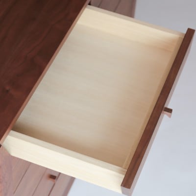 旭川家具 山室家具製作所 LINEA(リネア)  チェスト ウォールナット No.517_02109