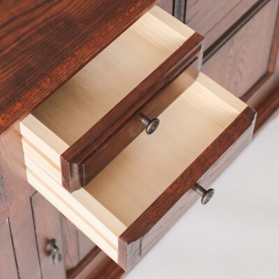 旭川家具 山室家具製作所 OAK(オーク)35 No.5 サイドボード_02118
