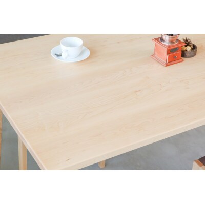 旭川家具 MUKU工房オリジナル ムク ダイニングテーブル 180 メープル_02917