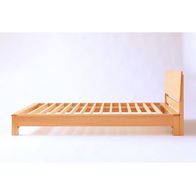旭川家具 MUKU工房オリジナル ムク ベッド シングル チェリー_02929