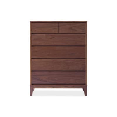 旭川家具 MUKU工房オリジナル ムク チェスト ウォールナット_03230