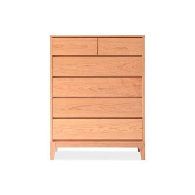 旭川家具 MUKU工房オリジナル ムク チェスト チェリー_03229