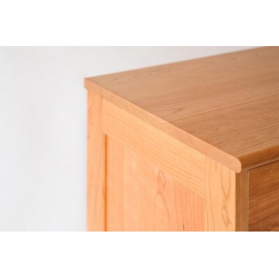 旭川家具 MUKU工房オリジナル ムク チェスト チェリー_03229