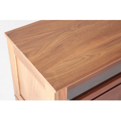 旭川家具 MUKU工房オリジナル ムク TVボード 90 ウォールナット_03242