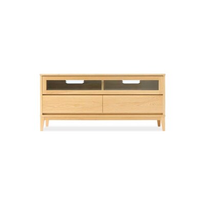 旭川家具 MUKU工房オリジナル ムク TVボード 120 ナラ_03237