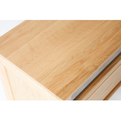 旭川家具 MUKU工房オリジナル ムク TVボード 120 ナラ_03237