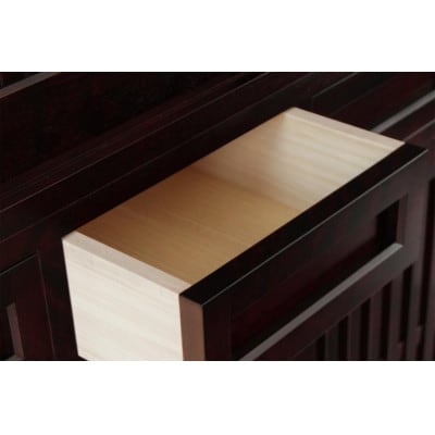 旭川家具 山室家具製作所 民芸家具 北の匠 No.2 水屋 120 カバ_03407