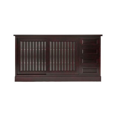 旭川家具 山室家具製作所 民芸家具 北の匠 No.3 サイドボード カバ_03409