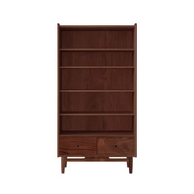 旭川家具 MUKU工房オリジナル ジャム オープンキャビネット ウォールナット_04900