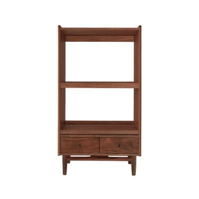 旭川家具 MUKU工房オリジナル ジャム レンジ台 ウォールナット_04899