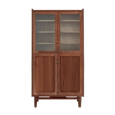旭川家具 MUKU工房オリジナル ジャム キャビネット 扉 ウォールナット_04897