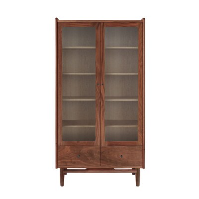旭川家具 MUKU工房オリジナル ジャム キャビネット 引出し ウォールナット_04898