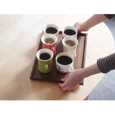 旭川家具 cosine コサイン トレー(小)2枚セット ウォルナット_00216