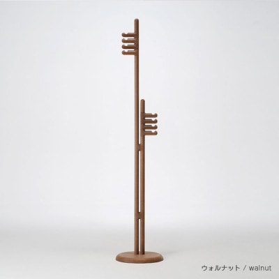 旭川家具 cosine コサイン ツインコートスタンド　ウォルナット_00659