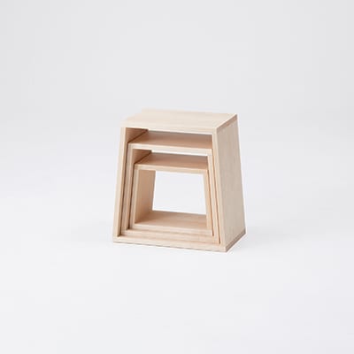 旭川家具　cosine　ネストスツール　メープル_01284