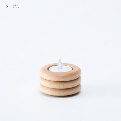 旭川家具 cosine 「キャンドルホルダーPOOL メープル」_03515