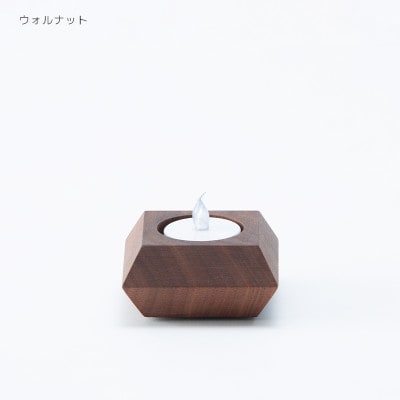 旭川家具 cosine 「キャンドルホルダーSQUARE ウォルナット」_03522